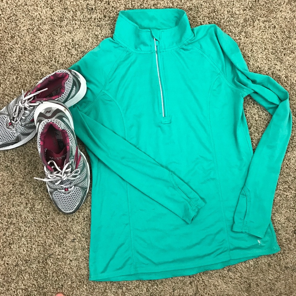 Danskin Now Green Athletic Pullover